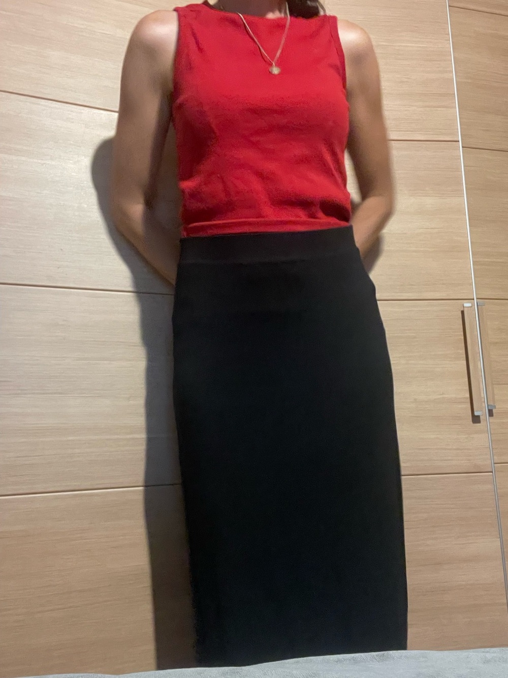 Dalia black Maxi Skirt